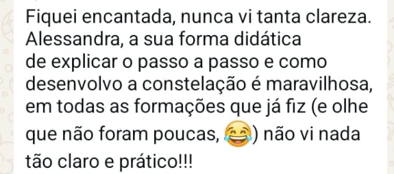 Depoimento: Nunca vi tanta clareza — forma didática e prática
